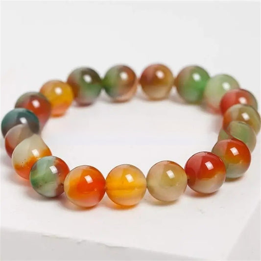 Peacock Onyx Bracelet With Crystal Gems For Women