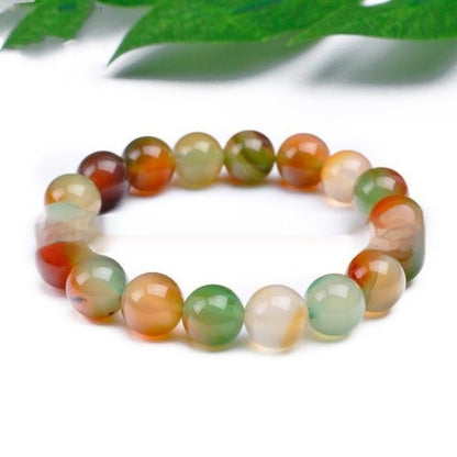 Peacock Onyx Bracelet With Crystal Gems For Women