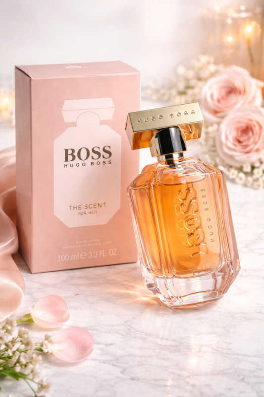 Hugo Boss The Scent For Her Eau De Parfum 100ml | Elegant Sweet Floral Fragrance