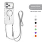 17 Pro Max Transparent Magnetic Case With A Crossbody Lanyard