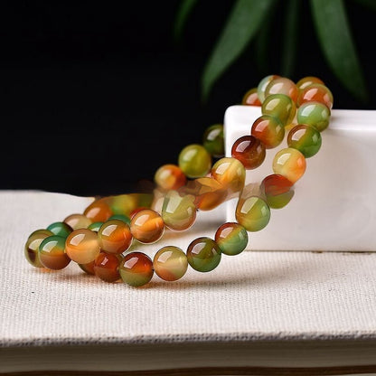 Peacock Onyx Bracelet With Crystal Gems For Women